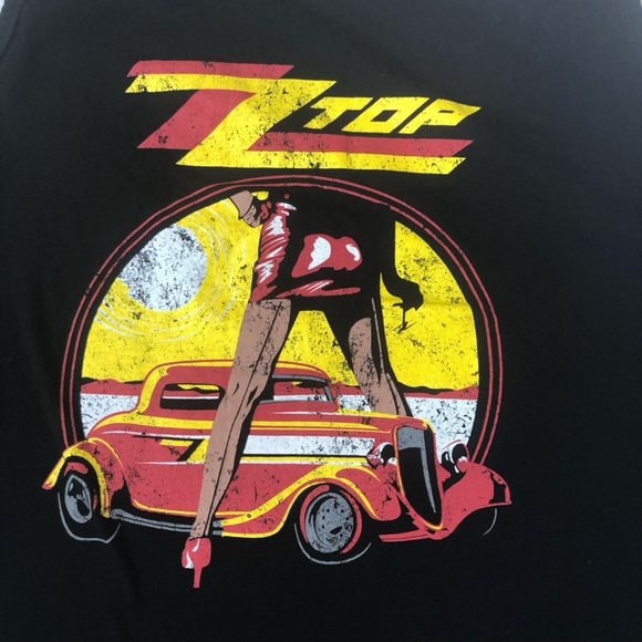 ZZ TOP band 2021 Legs Black Sleeveless Tank Top size Large - Picture 10 of 16